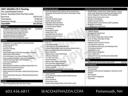 2021 Mazda CX-5 Touring