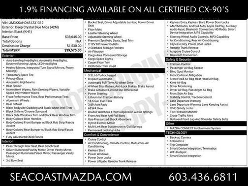 2025 Mazda CX-90 3.3 Turbo Select Package