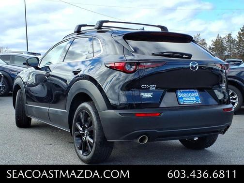 Jet Black Mica 2025 Mazda CX-30 2.5 Turbo Premium Plus Package