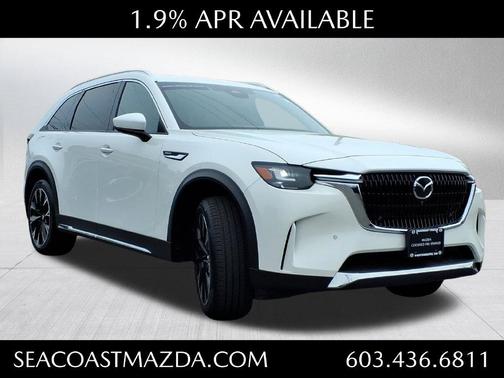Rhodium White Premium 2025 Mazda CX-90 PHEV Premium Plus Package
