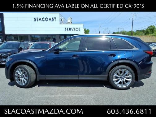 Deep Crystal Blue Mica 2026 Mazda CX-90 Preferred