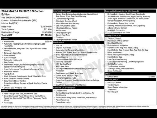 2024 Mazda CX-30 CE