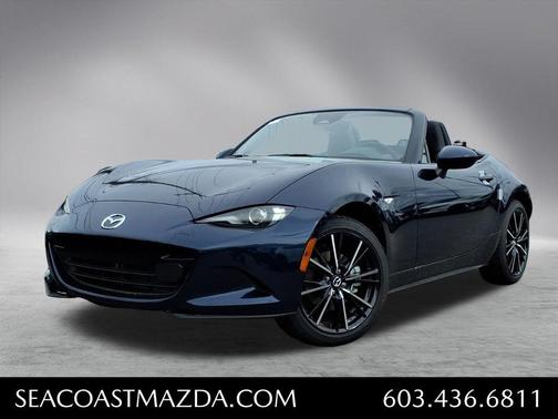 Deep Crystal Blue Mica 2026 Mazda MX-5 Miata GRAND TOURING