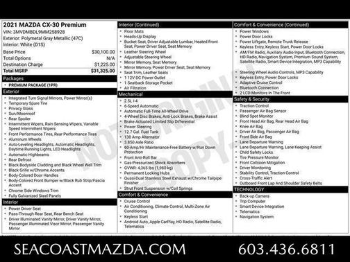 2021 Mazda CX-30 Premium Package