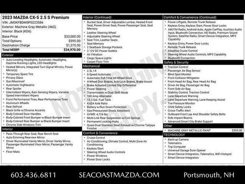 2023 Mazda CX-5 2.5 S Premium