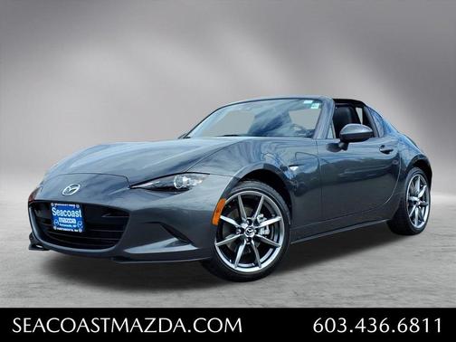 Machine Gray Metallic 2021 Mazda MX-5 Miata RF Grand Touring