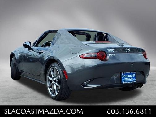 Machine Gray Metallic 2021 Mazda MX-5 Miata RF Grand Touring