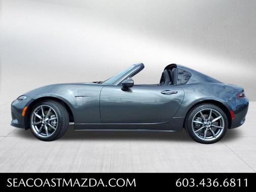 Machine Gray Metallic 2021 Mazda MX-5 Miata RF Grand Touring