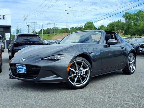 Machine Gray Metallic 2021 Mazda MX-5 Miata RF Grand Touring