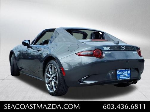 Machine Gray Metallic 2021 Mazda MX-5 Miata RF Grand Touring