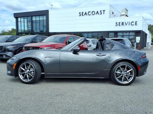 Machine Gray Metallic 2021 Mazda MX-5 Miata RF Grand Touring