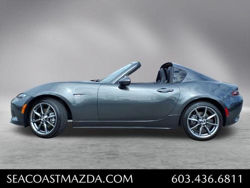 Machine Gray Metallic 2021 Mazda MX-5 Miata RF Grand Touring