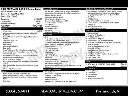 2026 Mazda CX-30 Select