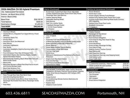 2026 Mazda CX-50 Premium