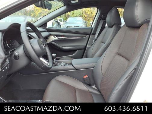 Snowflake White Pearl 2026 Mazda Mazda3 FWD w/Premium Package