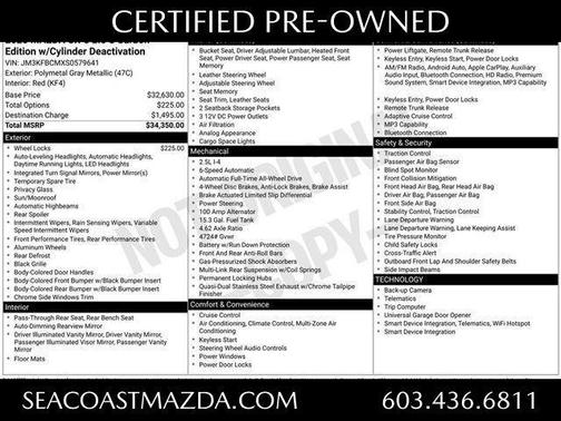 Polymetal Gray Metallic 2025 Mazda CX-5 2.5 S Carbon Edition