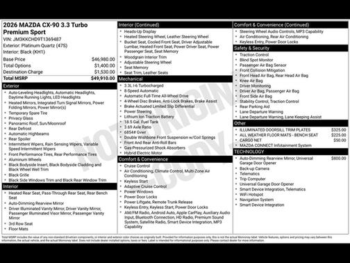 2026 Mazda CX-90 Premium