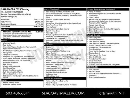 2018 Mazda CX-5 Touring