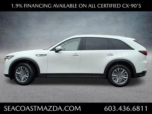 Rhodium White Premium 2025 Mazda CX-90 PHEV Preferred Package