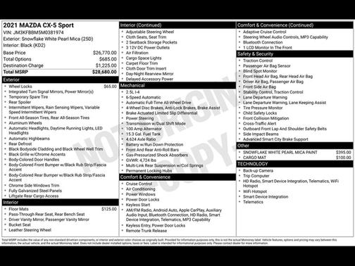 2021 Mazda CX-5 Sport