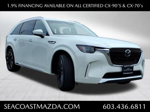 Rhodium White Metallic 2024 Mazda CX-90 S