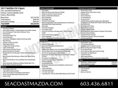 2017 Mazda CX-3 Sport