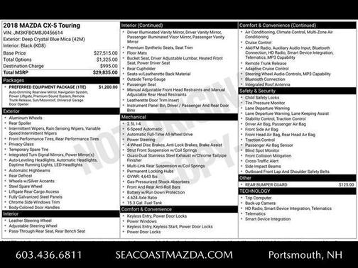 2018 Mazda CX-5 Touring