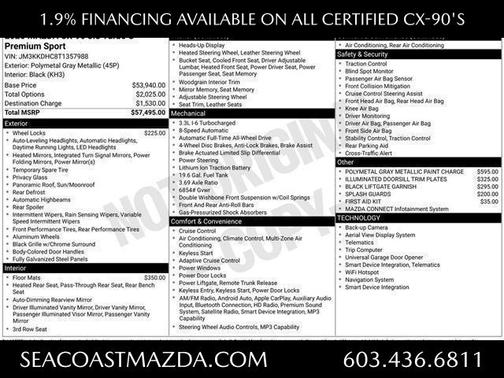 2026 Mazda CX-90 S Premium