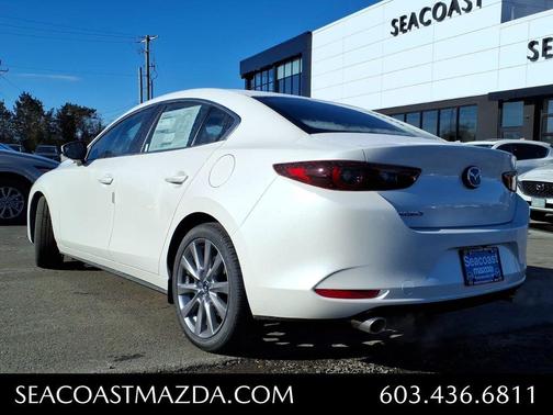 Snowflake White Pearl 2026 Mazda Mazda3 FWD w/Preferred Package