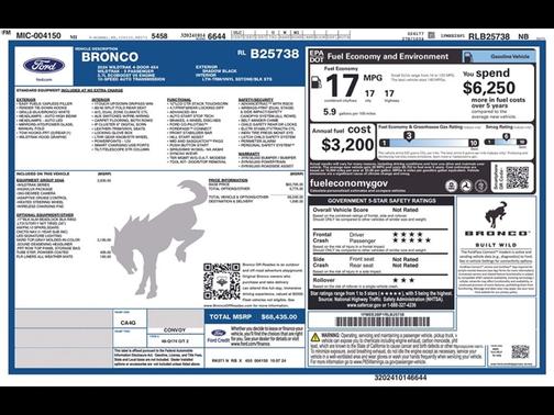 2024 Ford Bronco Wildtrak
