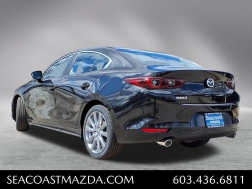 Jet Black Mica 2026 Mazda Mazda3 FWD w/Preferred Package