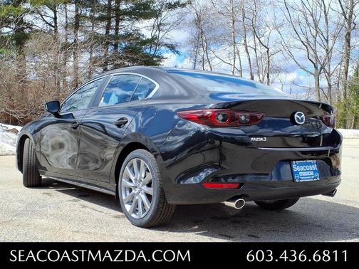 Jet Black Mica 2026 Mazda Mazda3 FWD w/Preferred Package