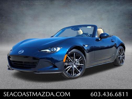 Deep Crystal Blue Mica 2025 Mazda MX-5 Miata Grand Touring