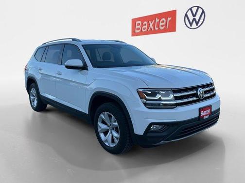 Pure White 2019 Volkswagen Atlas 3.6L SE w/Technology