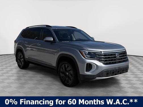 Silver Mist Metallic 2026 Volkswagen Atlas 2.0T SE W/TECHNOLOGY