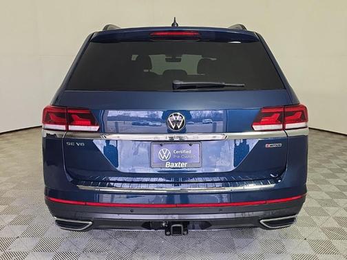 Tourmaline Blue Metallic 2022 Volkswagen Atlas 3.6L SE w/Technology
