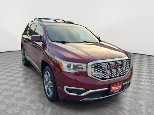 Red 2017 GMC Acadia Denali
