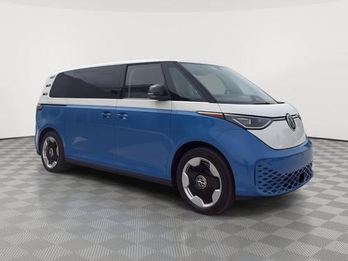Cabana Blue Metallic - Candy White 2025 Volkswagen ID. Buzz Pro S Plus