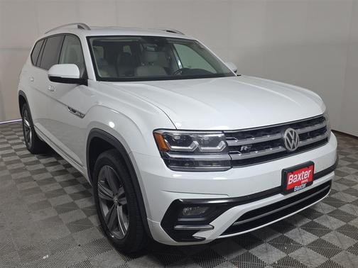 Pure White 2019 Volkswagen Atlas 3.6 V6 SE R-Line