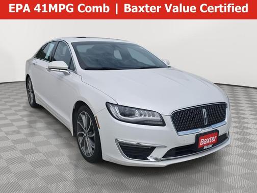 White Platinum Tri-Coat Metallic 2019 Lincoln MKZ Hybrid Reserve I