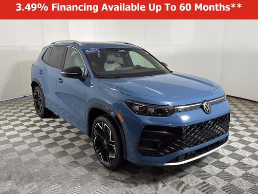 Monterey Blue Pearl 2025 Volkswagen Tiguan 2.0T SEL R-Line
