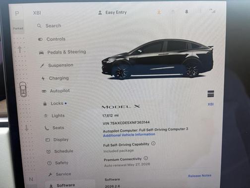 Black 2022 Tesla Model X Base
