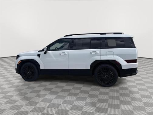 White 2025 Hyundai SANTA FE HEV Calligraphy