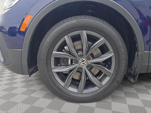 Atlantic Blue 2022 Volkswagen Tiguan 2.0T SE