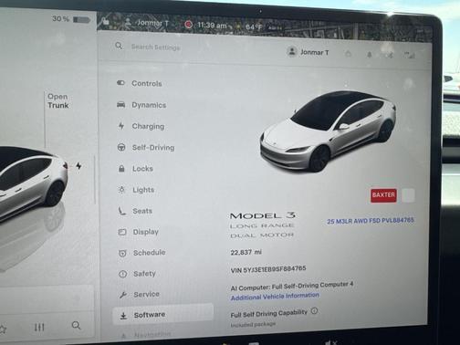 Pearl White Multi 2025 Tesla Model 3 Long Range