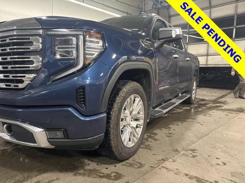 Pacific Blue Metallic 2022 GMC Sierra 1500 Denali