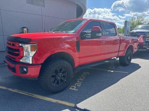 Rapid Red Metallic Tinted Clearcoat 2022 Ford F-250 Lariat