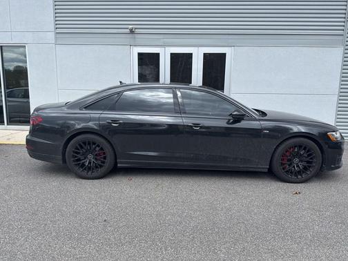 Gray Metallic 2021 Audi A8 L 60