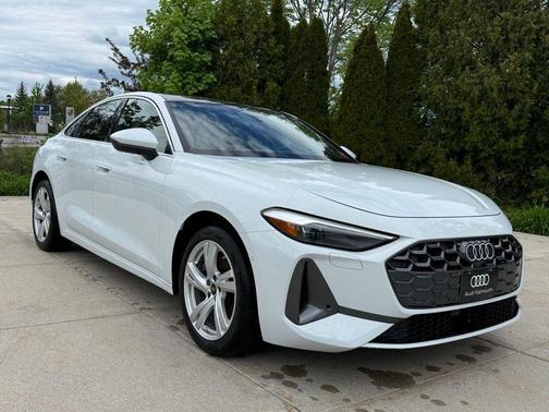 Glacier White 2025 Audi A5 Premium TFSI quattro S tronic