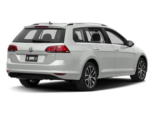 Pure White 2017 Volkswagen Golf SportWagen TSI S